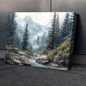 8' x 12" Mountain Picture